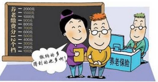 江苏城乡居民养老保险缴费档次标准