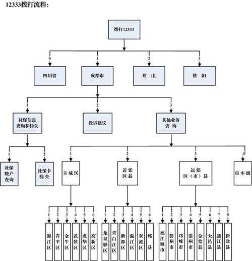 成都社保电话12333服务方式